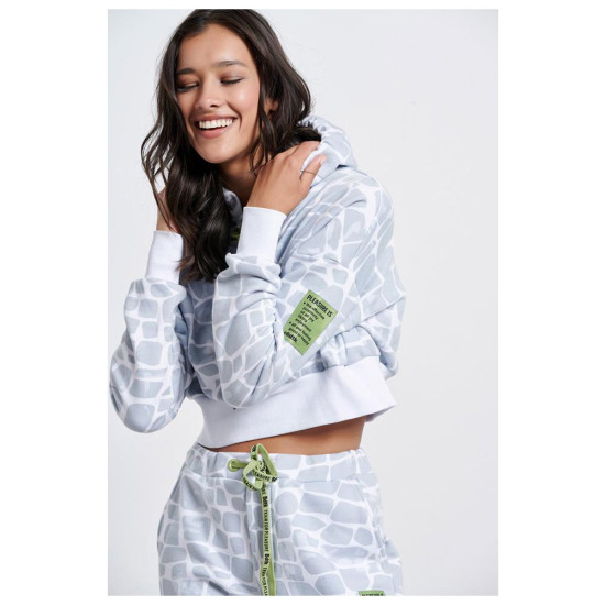 Bodytalk Γυναικείο φούτερ Pleasure Is Cropped Balloon Hoodie